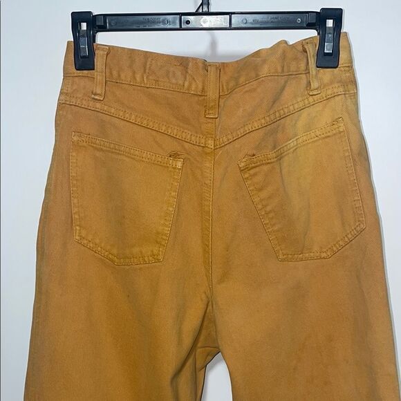 Vibrant Yellow Straight Leg Pants with High Waist - Picture 8 of 12